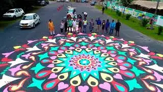Amazing Street art in Sector 137 Noida: Drone Footage