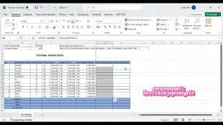 cara perhitungan dengan rumus dasar excel (sum, max, min, average, rank, if).