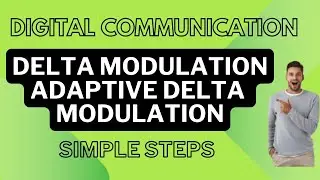 Very easy...? Delta Modulation and Adaptive delta modulation #digitalcommunication #deltamodulation