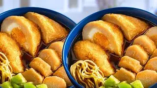 ASMR PEMPEK PALEMBANG SUPER MANTUL - DAGING TENGGIRINYA KERASA BANGET🤤