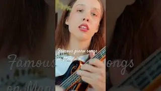 Famous piano song performed on Mandolin💛#mandolin #classicalmusic #mandolinplayer #piano #composer