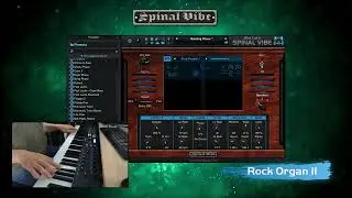 Blue Cat's Spinal Vibe - Single Rotary Speaker Rock Organ Example