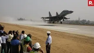 IAF Jets On Lucknow-Agra Expressway - Full Video