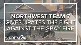 Northwest Team 7 gives update on Gray Fire burning near Medical Lake
