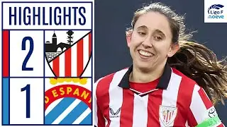 ATHLETIC CLUB 2 - 1 RCD ESPANYOL | RESUMEN LIGA F MOEVE