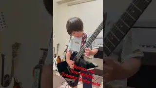 5-year-old Guitarist   IRON MAIDEN  [ The Trooper ]  Guitar Solo