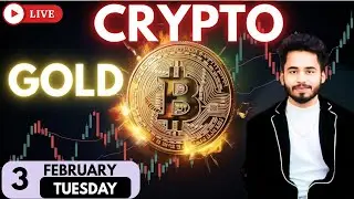 🔴 XAUUSD LIVE || BTC LIVE || GOLD LIVE ||  ⁨@MarketSeekhLe⁩