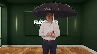 Audi Stockschirm gro&szlig; schwarz/silber 3122200100 | ROSIER Online-Shop