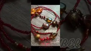 &ldquo;Grounded&rdquo;- Created with Red Jasper and Amber crystals to guide you to energy stability. #chakras