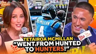 Tetairoa McMillan on Panthers Winning Division, Bryce Young, Top 15 WR & Cam Newton Dab!