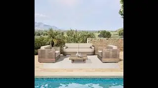 🔥BEST SELLER!!🔥 Vivid Modern Outdoor Patio Conversation #outdoorpatio #furniture #home #patio