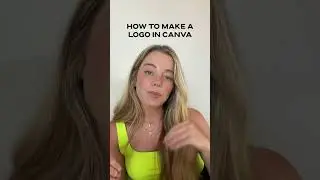 How to make a logo in canva! #canva #logos #branding