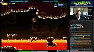 Another Metroid 2 Remake | AM2R прохождение Items 100% [ hard ] Игра на (PC) v1.1 2016 Стрим RUS