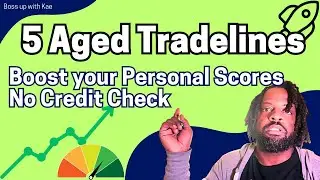 5 Aged Primary tradeline accounts no credit check Build credit fast