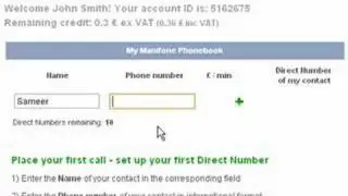 International Phone Calls on Local Numbers by Manifone