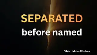 Why God Separates Before He Names &ndash; The Hidden Meaning of Genesis 1 #gensis #bible #bibleverse