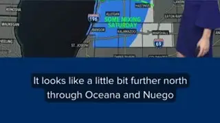 Accumulating snow across West Michigan Saturday through Sunday morning