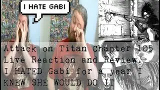 Attack on Titan Chapter 105 Live Reaction and Review. I HATED Gabi for a year I KNEW SHE WOULD DO IT