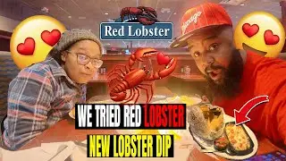 We Tried Red Lobster New Lobster Dip | It Taste So Good!!!