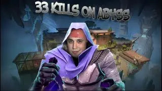33 kills на Omen от 1uke на новой карте ABYSS  VALORANT