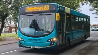 Arriva Redcar VDL SB200 Wright Pulsar 2 1447 NK10CFM operating the 64 to Grangetown
