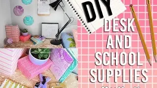 DIY School Supplies and Organizational Desk Decor | Pinterest and Tumblr Inspired