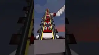 Monta&ntilde;a Rusa Minecraft #58 #shorts Roller Coaster