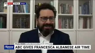 Hillel Neuer on Sky News Australia: “Something's wrong in your country.”