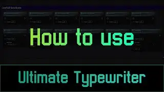 Ultimate Typewriter System | How to use