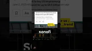 Sanofi to buy US biopharma group Blueprint for up to $9.5 billion||mo_trend||