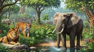 jungle animals #kidsCartoonsAi #kidsstory #viralvideo #animals