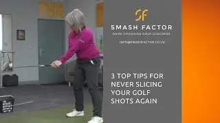 TOP 3 TIPS for getting rid of a SLICE golf shot