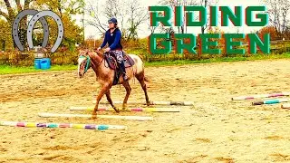 RIDING MY GREEN POA PONY|TALKING, TIPS, & MORE