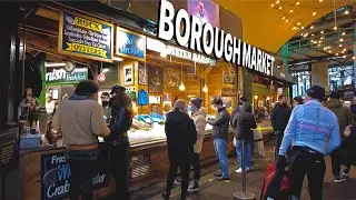 Market walk-through 🧀 🍖🥬 - Borough Market - a market dating back to 13th century 🇬🇧 (winter edition)