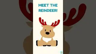Both Reindeer Grow Antlers! 🦌 #WinterAnimalsLearning | Calm & Quiet Learning for Toddlers