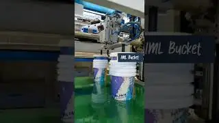 Paint Buckets injection molding| IML Labelling