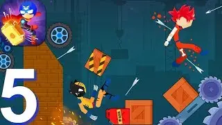 Stickman Destroy - Gameplay Walkthrough Part 5 Destroy Mode New Levels (Android Gameplay)