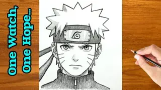 How to Draw Naruto Uzumaki | Easy Step by Step Anime Drawing | Easy Anime Drawing Tutorial