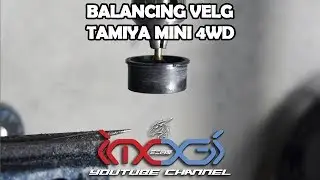 ミニ四駆 - MINI 4WD - TUTORIAL Bubut Ban Tamiya Part 1 - Velg Balancing