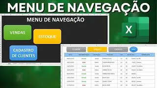 Como Fazer Painel de Navegação no Excel | Planilhas com Botões Interativos para Clicar
