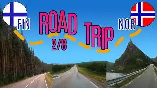 Road Trip FIN-NOR |  Part 2: Finland - Ostrobothnia to Lapland | 4K Dash Cam  5h55min