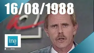 20h Antenne 2 du16 août 1988 | La délinquance en France | Archive INA