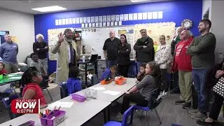 Heir Force Community School welcomes Lima Noon Sertoma Club to showcase new facility