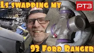 Ls swapping my 93 Ford ranger p3, Transmission crossmember and drive shaft