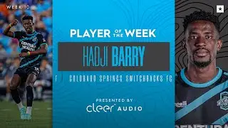 USL Championship Player of the Week - Hadji Barry, Colorado Springs Switchbacks FC