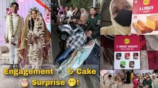 Engagement 💍 Day Vlog: Planning, 📝 Online Cake 🎂 Surprise 🫢 & Grand Entry! ✨👰 | @SimplyRealMom