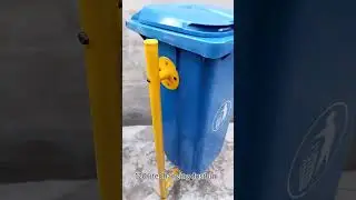 120 liter outdoor hanging dustbin #dustbins #garbagebin #trashbin #trashcan #trending