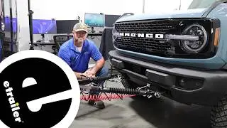 etrailer | Blue Ox Base Plate Kit Complete Installation - 2022 Ford Bronco