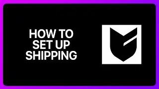 How To Set Up Shipping On Big Cartel Tutorial