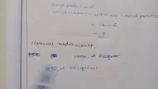 Nuclear chemistry- Natural radioactivity